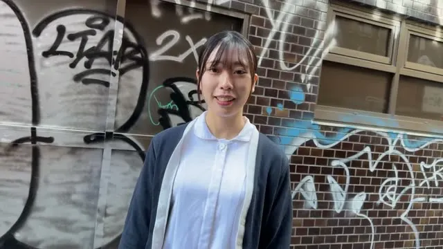 白衣が似合う清楚系美少女「みゆうさん」の恥じらい密着ハメ撮り 動画キャプチャ 1